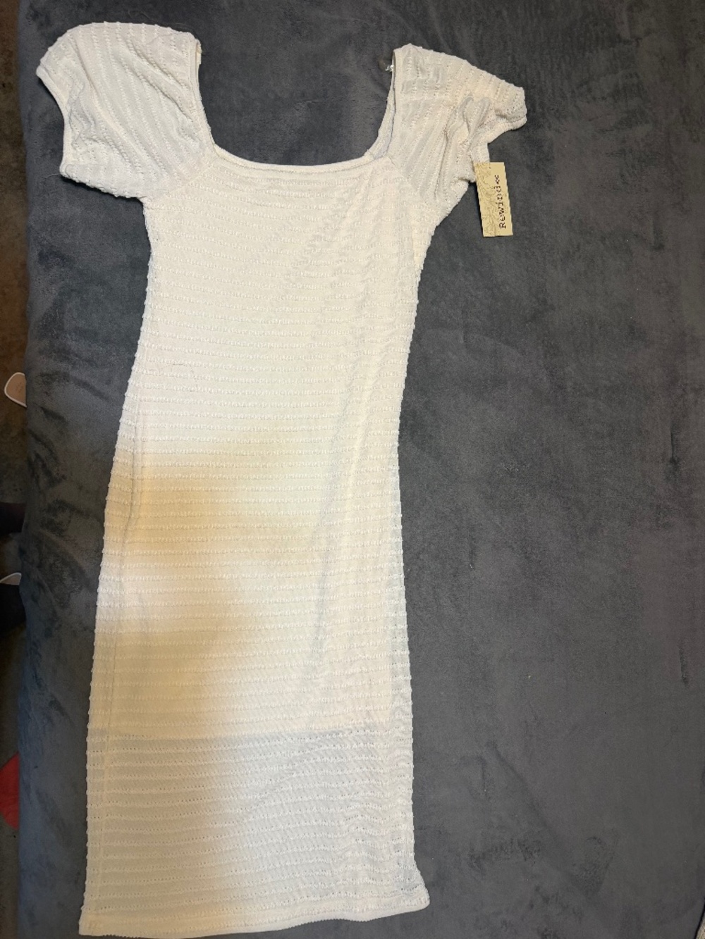 Cream Rewind Dress